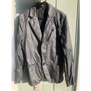 Armani Exchange black grey jacket size s/p cotton 91